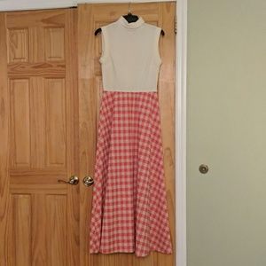 Vintage Caron Sleeveless Turtleneck Dress